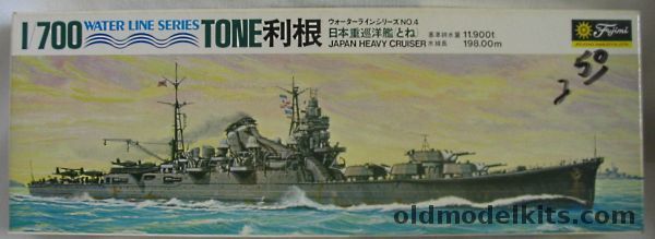 Fujimi 1/700 IJN Tone Heavy Cruiser, WLC004-250 plastic model kit